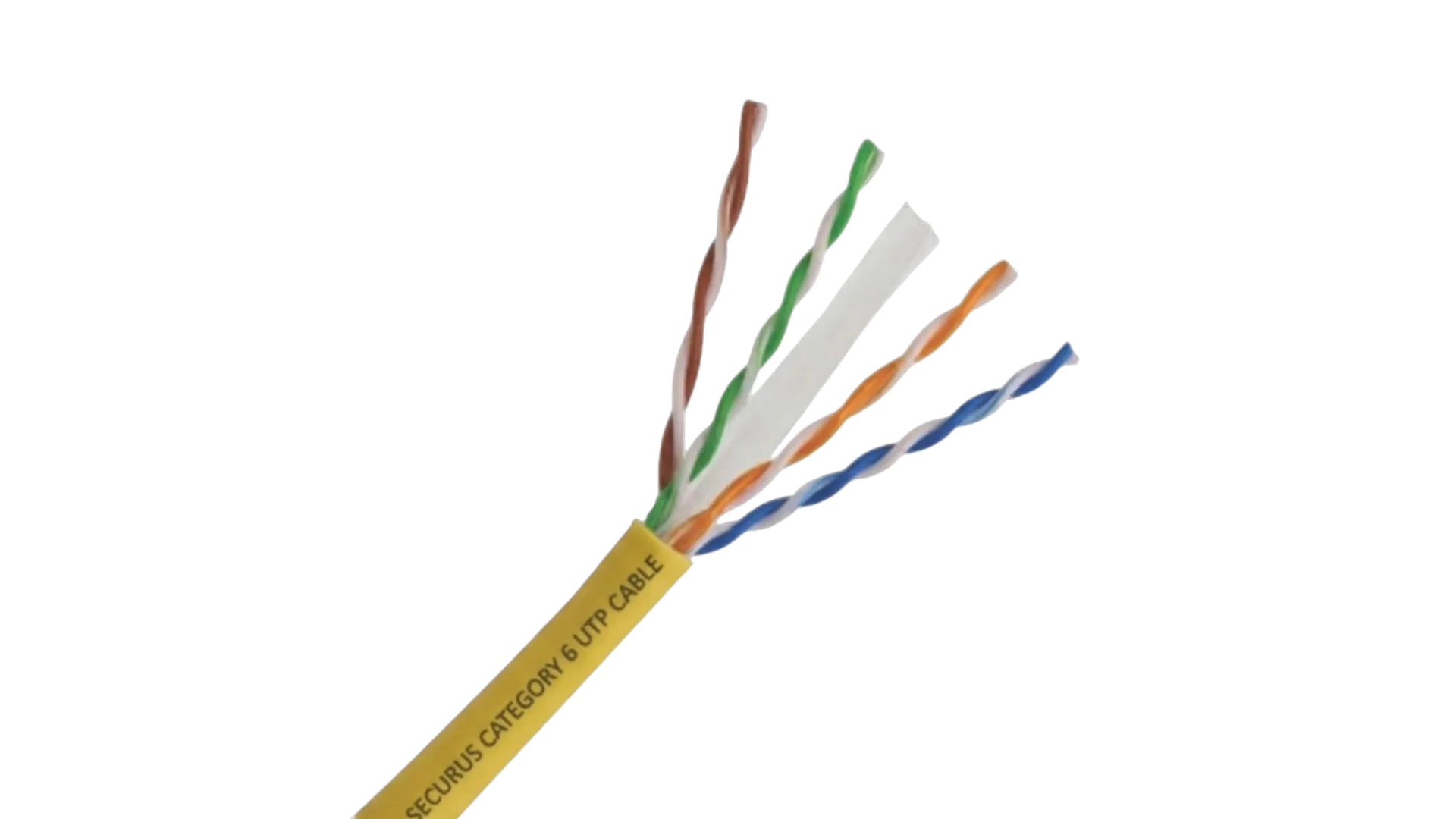 CAT6 INDOOR CABLE  – YELLOW COLOUR